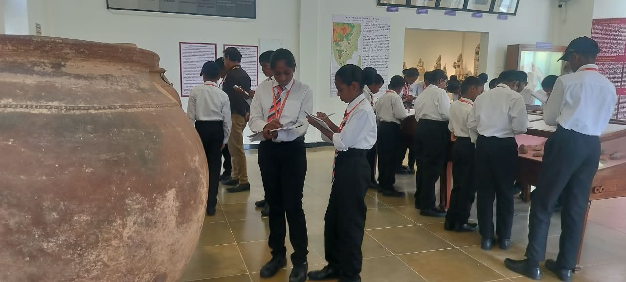 Our cadets of Grades VI & VII visited the Salem District Government Museum as part of their educational visit