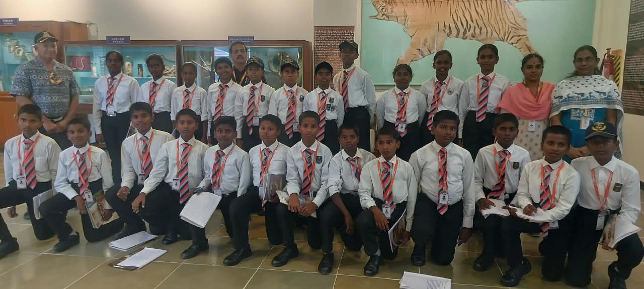 Our cadets of Grades VI & VII visited the Salem District Government Museum as part of their educational visit